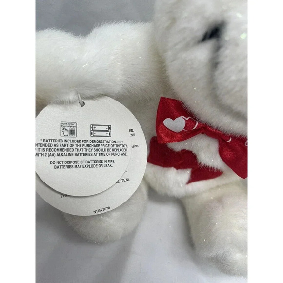 Dan Dee Tickle Tickle Wiggle Wiggle "You're My Valentine" Plush Sound 11" RARE - Picture 14 of 16